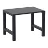 Black Vegas Outdoor Bar Table by Siesta - Made in Europe