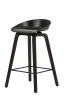 Black Hee Welling Timber Stool Replica - 65 cm Seat