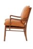 Walnut Colonial Chair by Ole Wanscher - Replica OW149 Lounge Chair