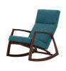 Edvard Danish Design Rocking Chair - Teal
