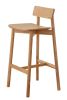 Peterson Bar Stool - 75 cm Ash Timber - By Dane Craft