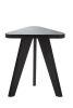 Julie Black Timber Side Table - Triangular Shaped Retro Style