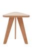 Julie Timber Side Table - Triangular Shaped - Natural Beech
