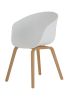 Macey Dining Chair with Natural Timber Legs