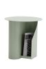 Metal Side Table with Magazine Storage - Soft Green
