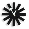 Replica Asterisk Clock by George Nelson in Black