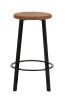 Replica Deja-vu Counter Stool Black with Wood Top