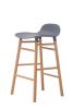 Replica Form Stool 65 cm by Normann Copenhagen - Natural Frame with Grey Seat