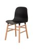 Replica Form Dining Chair by Normann Copenhagen - Black Seat with Natural Legs