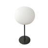 Replica Glo Ball Bedside Lamp by Jasper Morrison – Glass + Black Steel Stand