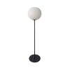 Replica Glo Ball Floor Lamp by Jasper Morrison – Glass + Black Steel Stand