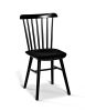 Replica Ironica Timber Kitchen Chair by Tom Kelly - Black Timber