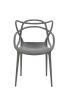 Replica Masters Plastic Dining Chair in Grey