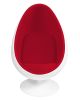 Replica Ovalia Egg Chair Red Fabric