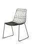 Replica Stacking Bend Chair - Black Wire Chair
