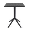 Sky Folding Square 60 Black Dining Table by Siesta - Made in Europe