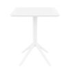 Sky Folding Square 60 White Dining Table by Siesta - Made in Europe