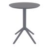 Sky Folding 60 Outdoor Dining Table Grey by Siesta