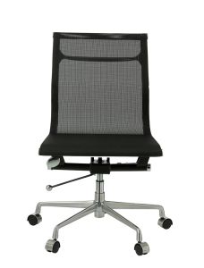 Replica Black Mesh Office Chair Low Back with No Armrest