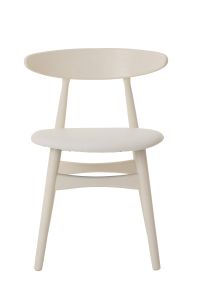Replica CH33 Dining Chair Ivory White