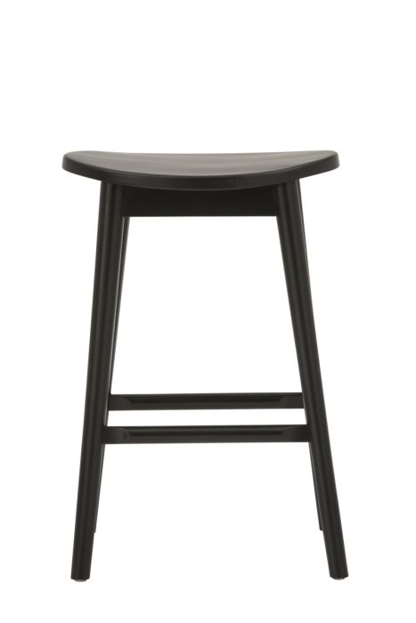 Wooden black stool clearance