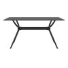 Furnlink Black Outdoor Air Table 140 cm by Siesta - Made in Europe