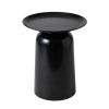 Alto Metal Round Black Side Table