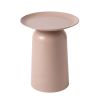 Coffee Alto Metal Round Side Table