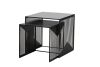 Ava Metal Side Tables Black - Set of Two
