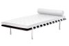 Replica Barcelona Day Bed - White Leather