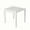 Bordeaux Outdoor Side Table – White