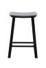 Finland Black Timber Kitchen Stool - ** Only 6 Left in Stock **