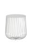 Geometric Wire Side Table White