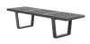 Replica George Nelson Platform Bench Large 152 cm - Black Timber