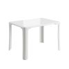 Kids Ghost Table - High Gloss White