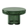 Napier Retro Glass Coffee Table Green