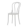 Outdoor Plastic Bentwood Chair White