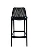 Ozone 75 cm Plastic Outdoor Bar Stool Black