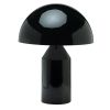 Replica Vico Magistretti Atollo Table Lamp 50 cm High - Black