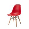 Replica Charles Eames Kids Red Chair with Wood Legs