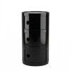 Black Componibili 3 Drawer - Replica Anna Ferreiri 3 Tier Storage Unit