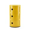 Yellow Componibili 3 Tier Replica 