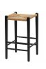 Replica Jorgen Baekmark J164C Counter Stool – Black & Natural Rattan
