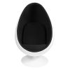 Replica Ovalia Egg Chair by Henrik Thor-Larsen – Black Fabric