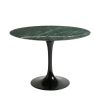 Replica Eero Saarinen Tulip Table 120cm – Solid Verde Alpi Green Marble - ** 1 Only Left in Stock **