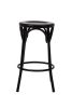 Paris Bentwood Steel Stool - Replica - 66cm - Matt Black