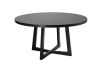 Zodiac Scandinavian Dining Table - Black Round 150 cm