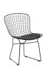 Replica Harry Bertoia Wire Side Chair - Black Powdercoated Frame