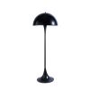 Replica Black Panthella Floor Lamp - 1970's Metal Light