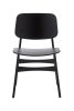 Replica Soborg Black Timber Dining Chair by Borge Mogensen 
